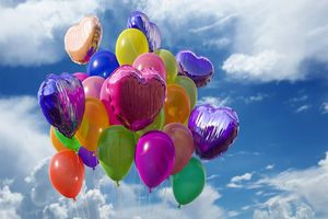 Luftballons, Feier
