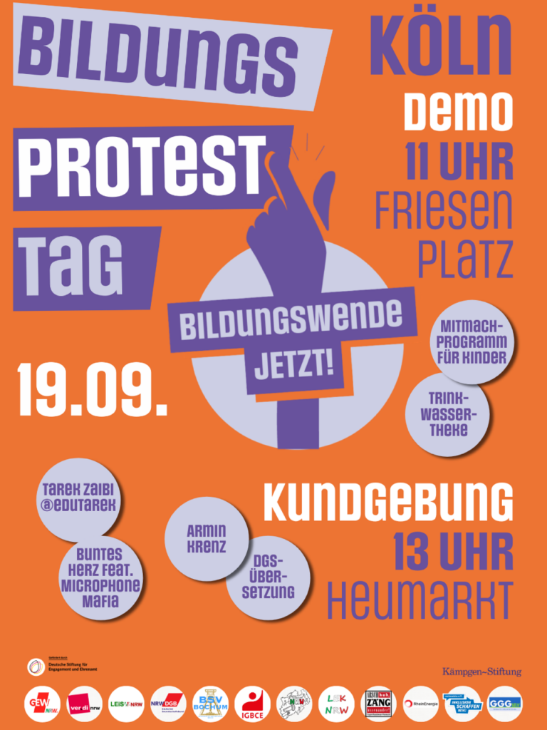 (19.09.2026): 25 Jahre PISA: Schluss mit Ausreden. Bildungswende JETZT!